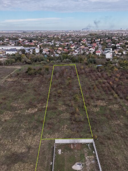 Domnesti, teren 7.100 mp intravilan, 12 e/mp, ideal casa pasiva si off-grid