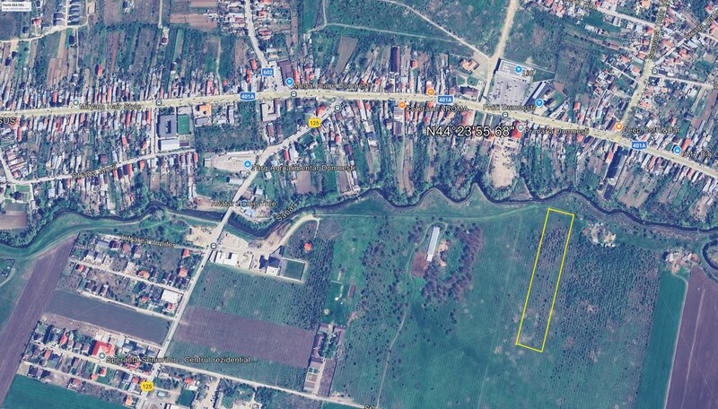 Domnesti, teren 7.100 mp intravilan, 12 e/mp, ideal casa pasiva si off-grid